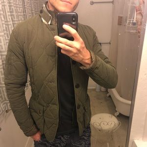Burberry Olive Green Jacket